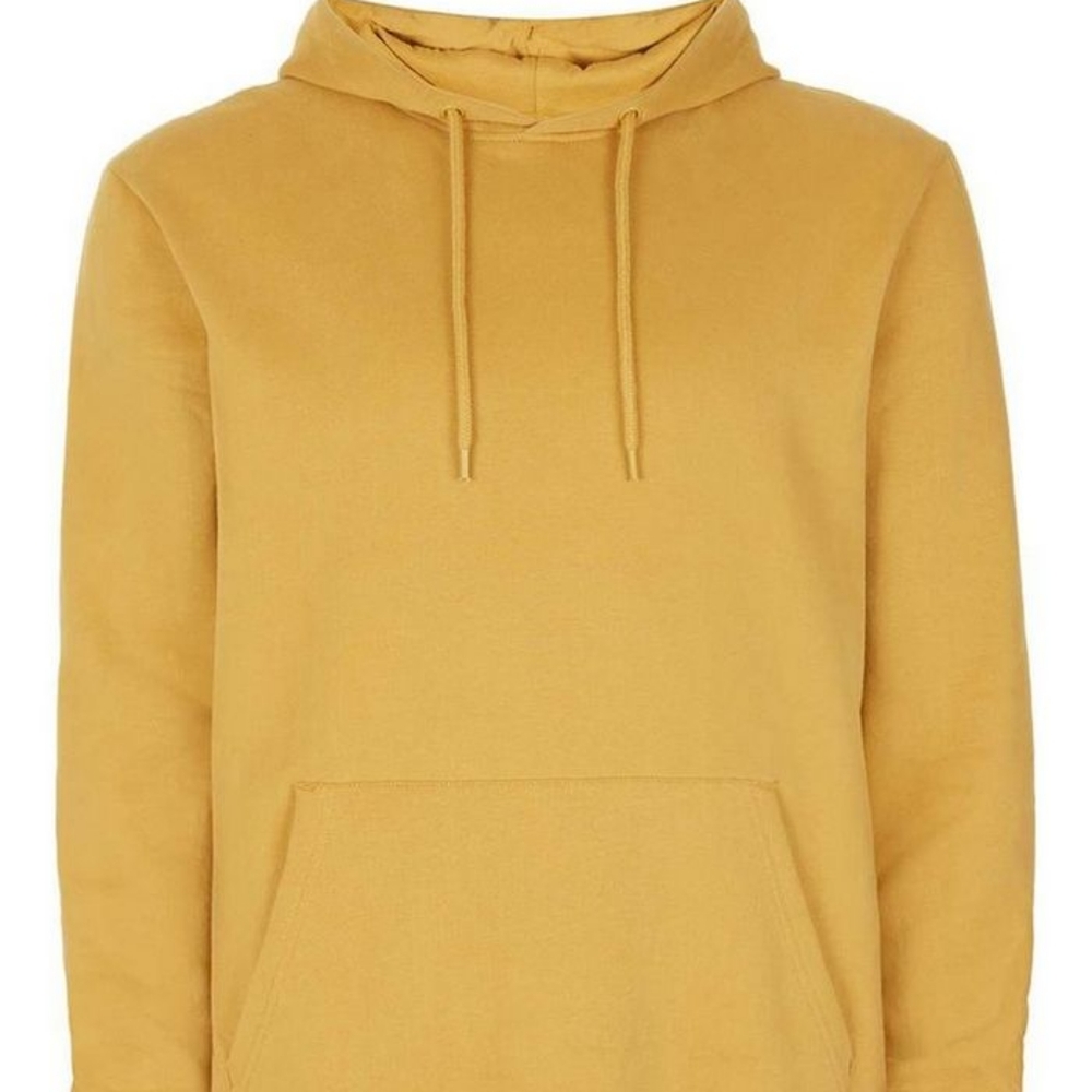 TOPMAN Mustard yellow hoodie